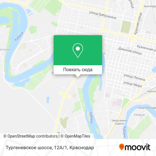 Карта Тургеневское шоссе, 12А/1