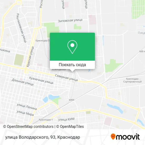 Карта улица Володарского, 93