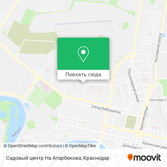 Карта Садовый центр На Атарбекова