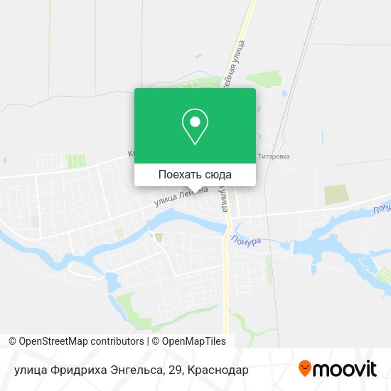 Карта улица Фридриха Энгельса, 29