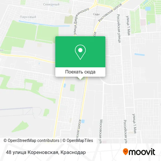 Карта 48 улица Кореновская
