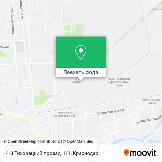 Карта 4-й Тихорецкий проезд, 1/1