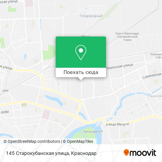 Карта 145 Старокубанская улица