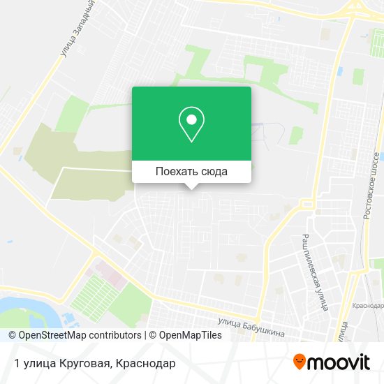 Карта 1 улица Круговая