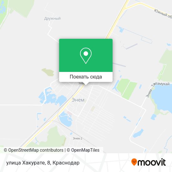 Карта улица Хакурате, 8