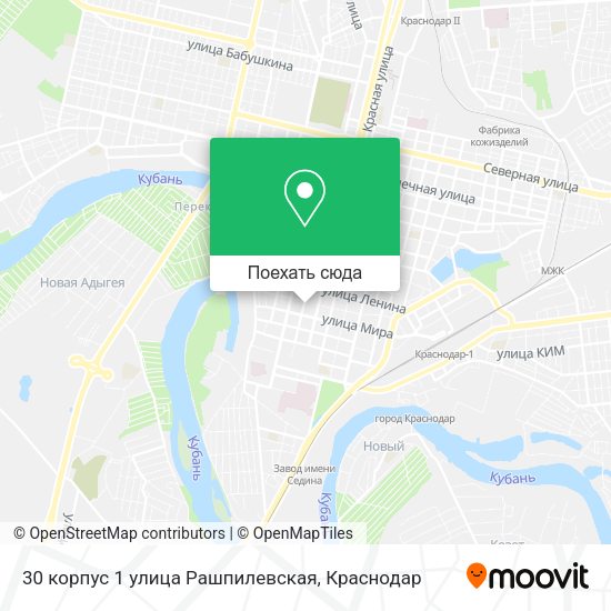 Карта 30 корпус 1 улица Рашпилевская
