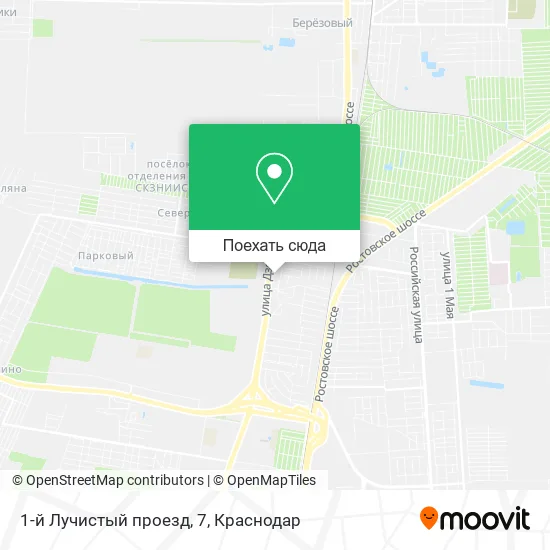 Карта 1-й Лучистый проезд, 7