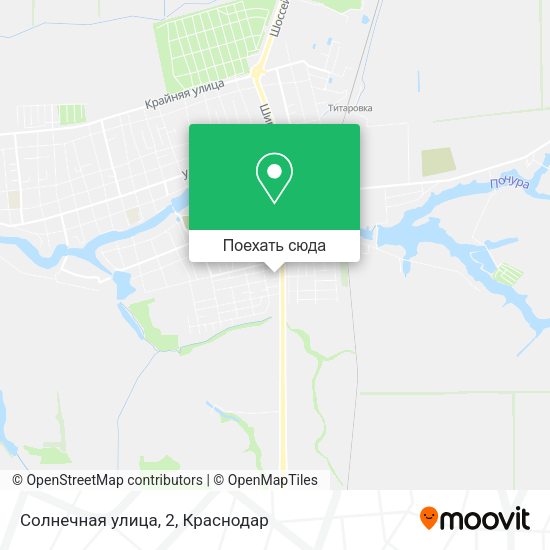 Карта Солнечная улица, 2