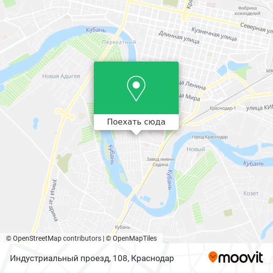 Карта Индустриальный проезд, 108