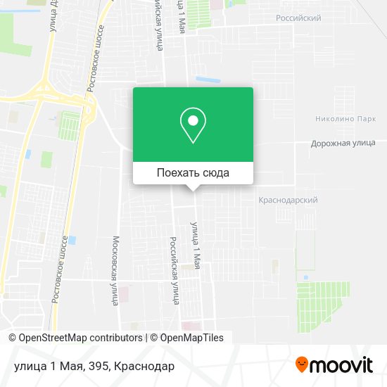 Карта улица 1 Мая, 395