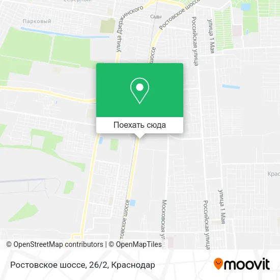 Карта Ростовское шоссе, 26/2