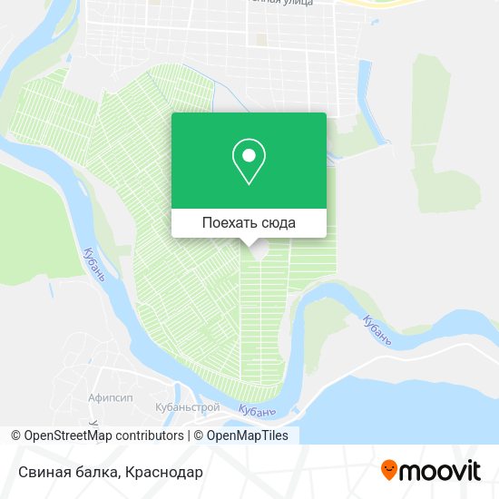 Карта Свиная балка