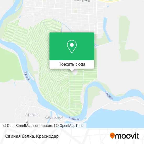 Карта Свиная балка