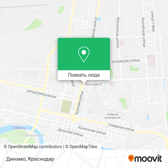 Карта Динамо