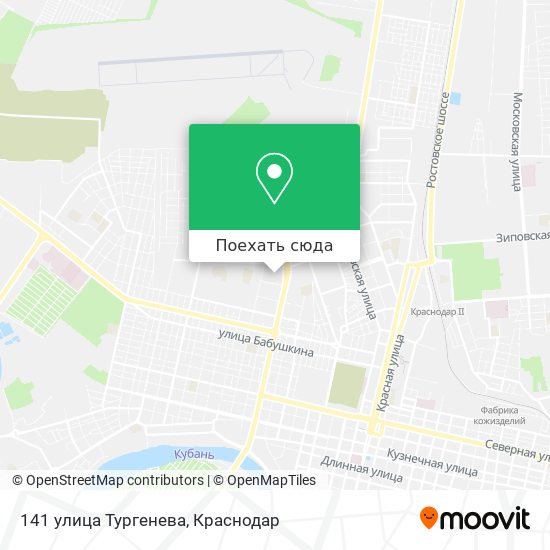 Карта 141 улица Тургенева
