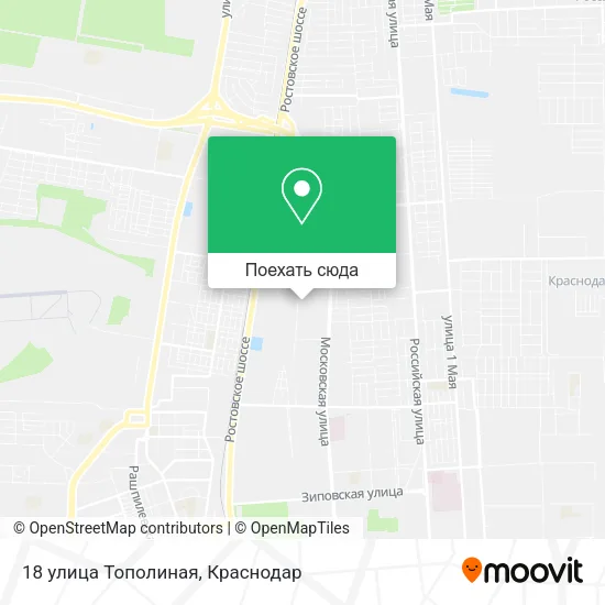 Карта 18 улица Тополиная