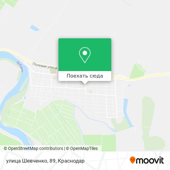 Карта улица Шевченко, 89