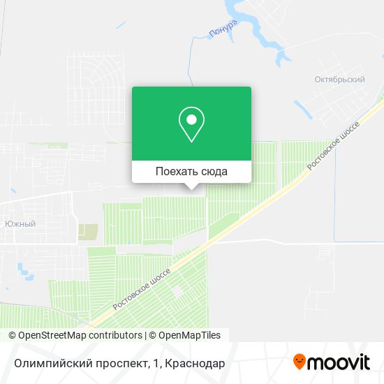 Карта Олимпийский проспект, 1