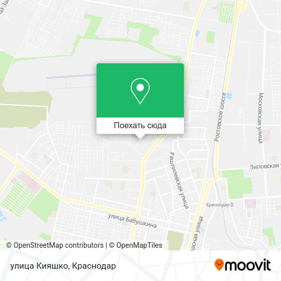 Карта улица Кияшко