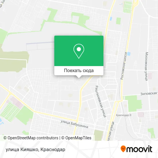 Карта улица Кияшко