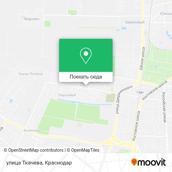 Карта улица Ткачева