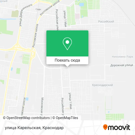Карта улица Карельская