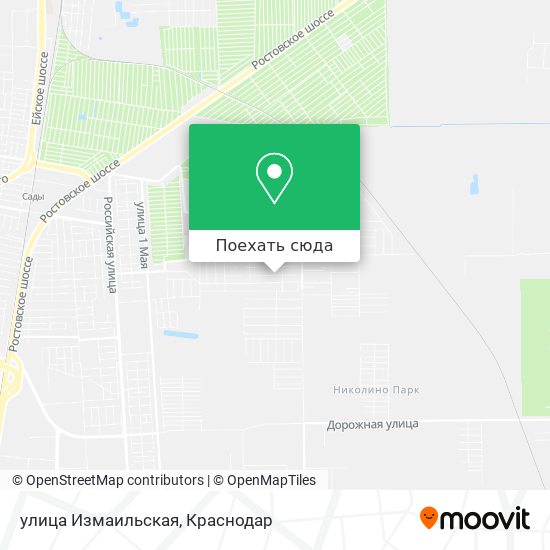 Карта улица Измаильская
