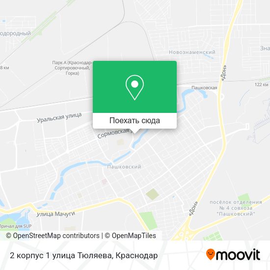 Карта 2 корпус 1 улица Тюляева