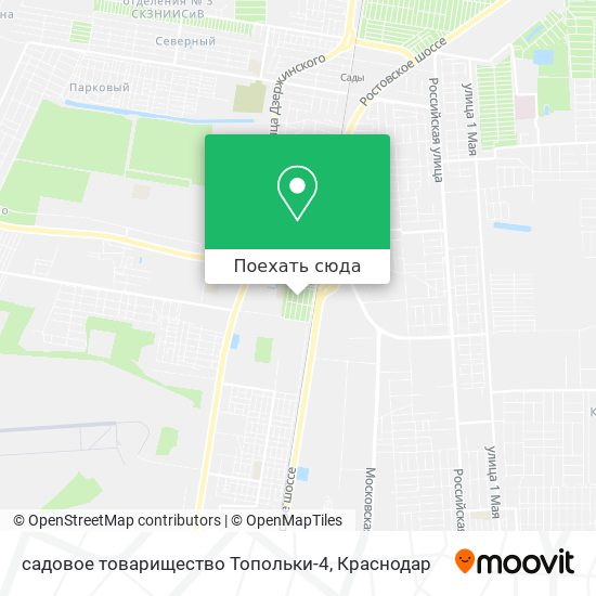 Карта садовое товарищество Топольки-4