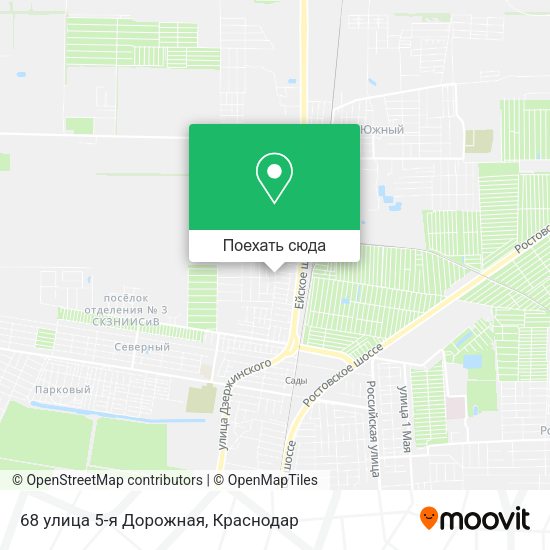 Карта 68 улица 5-я Дорожная