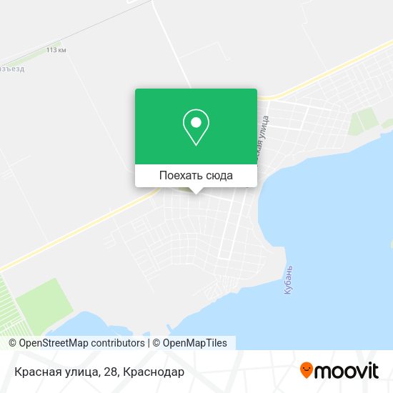 Карта Красная улица, 28