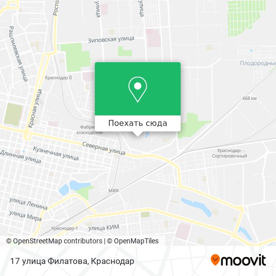 Карта 17 улица Филатова