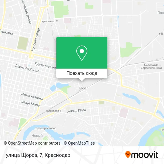 Карта улица Щорса, 7