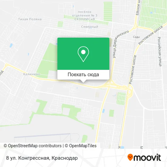Карта 8 ул. Конгрессная