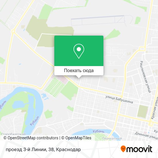 Карта проезд 3-й Линии, 38