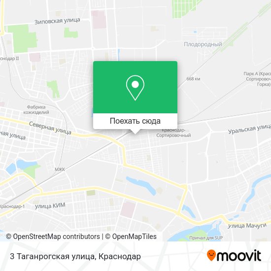Карта 3 Таганрогская улица