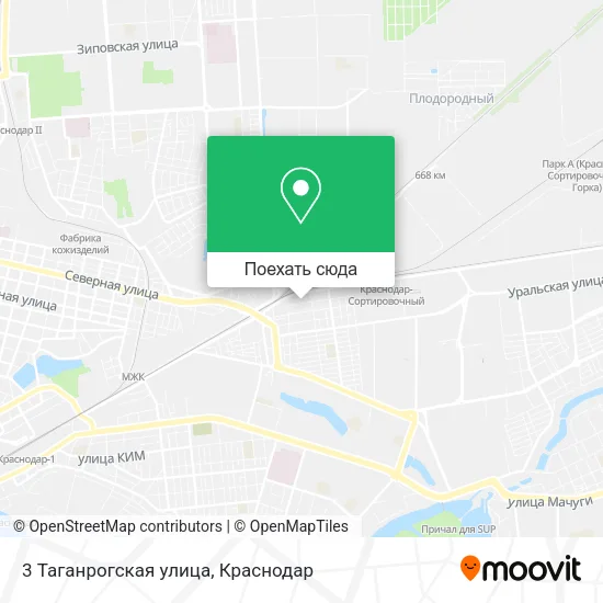 Карта 3 Таганрогская улица