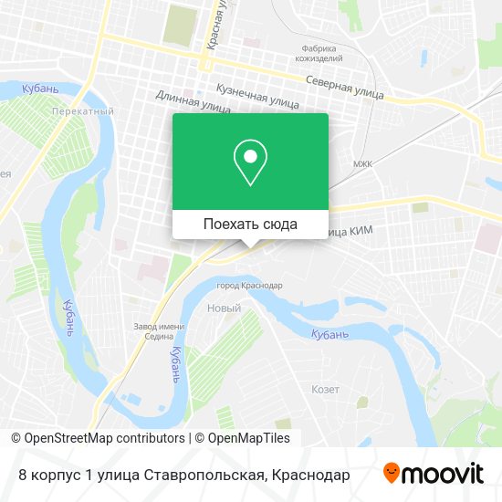 Карта 8 корпус 1 улица Ставропольская