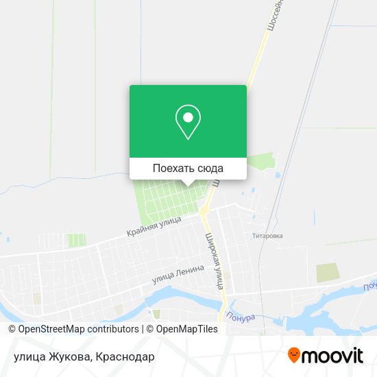 Карта улица Жукова