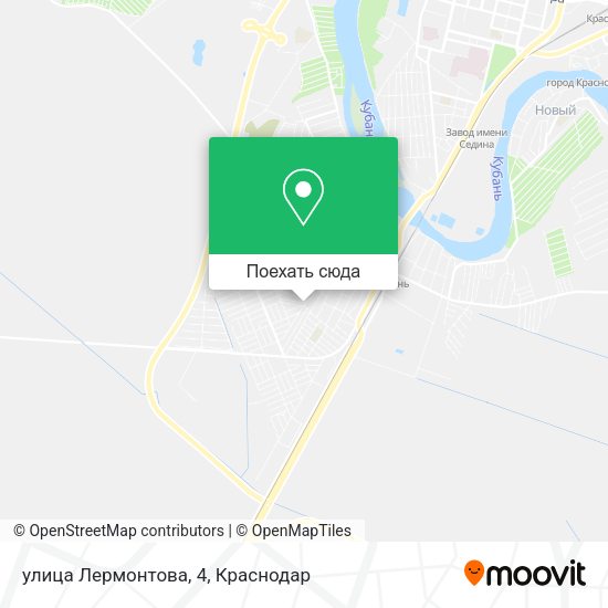 Карта улица Лермонтова, 4