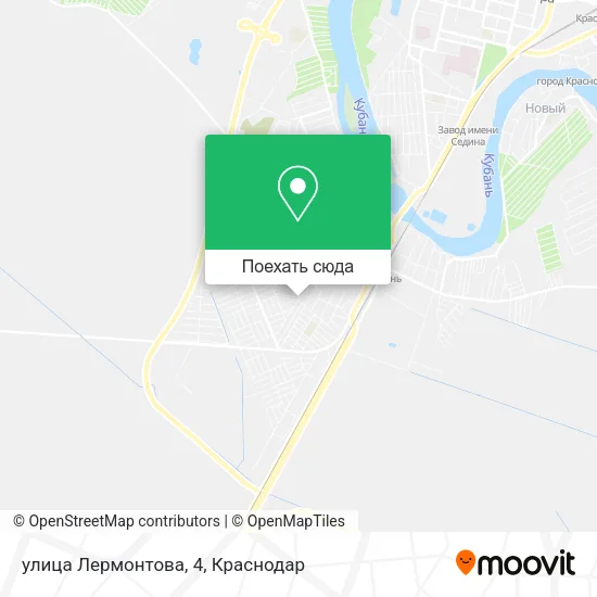 Карта улица Лермонтова, 4