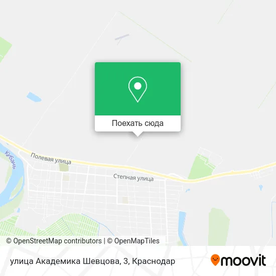 Карта улица Академика Шевцова, 3