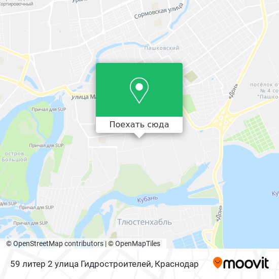 Карта 59 литер 2 улица Гидростроителей