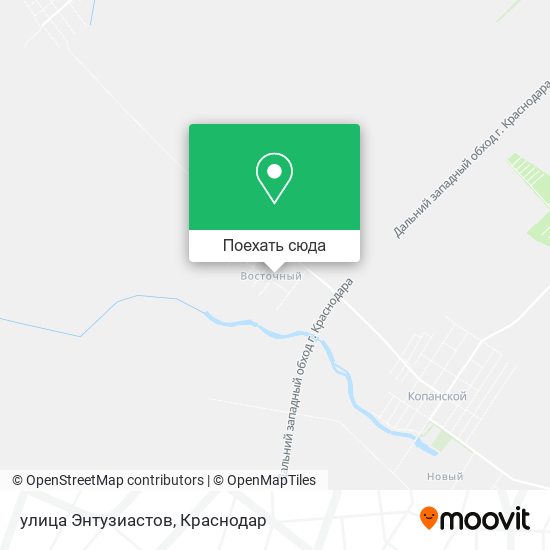Карта улица Энтузиастов