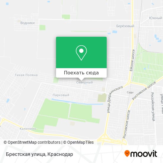 Карта Брестская улица