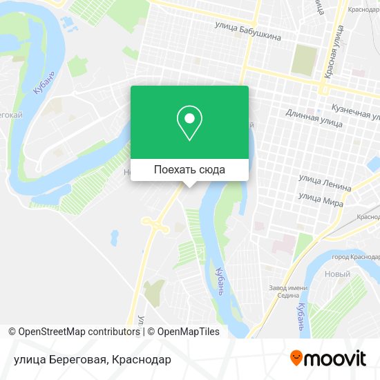 Карта улица Береговая