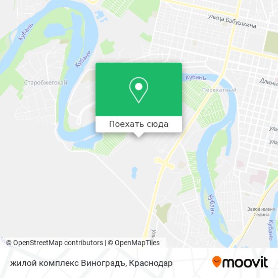 Карта жилой комплекс Виноградъ