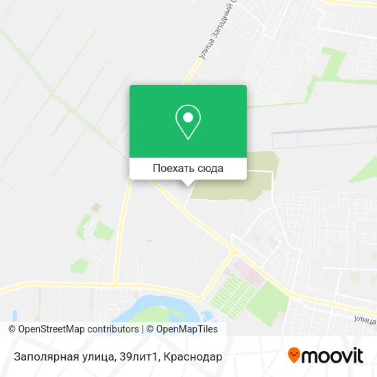 Карта Заполярная улица, 39лит1
