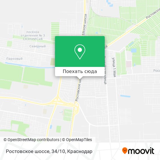 Карта Ростовское шоссе, 34/10