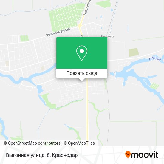 Карта Выгонная улица, 8